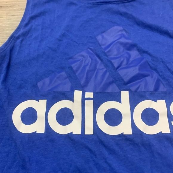 Adidas | Blue Racerback Tank top - Picture 4 of 5